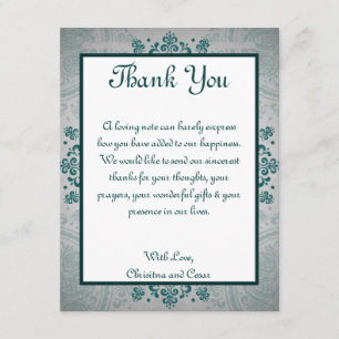 4x5 FLAT - Hartelijk dank voor uw kaart in India