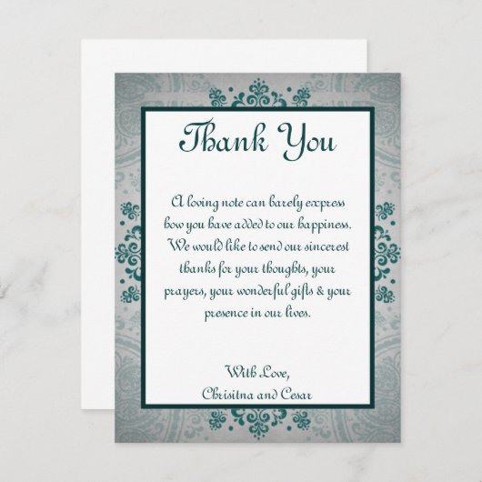 4x5 FLAT - Hartelijk dank voor uw kaart in India (Voorkant / Achterkant)