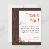 4x5 FLAT - Hartelijk dank voor uw kaart - Initiale (Voorkant)