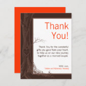 4x5 FLAT - Hartelijk dank voor uw kaart - Initiale (Voorkant / Achterkant)