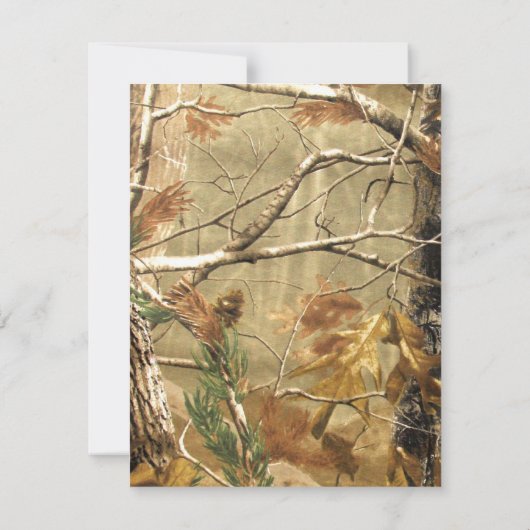 4x5 FLAT - Hartelijk dank voor uw kaart Jagers Cam (Achterkant)