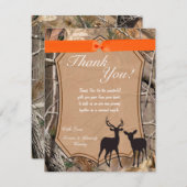 4x5 FLAT Hartelijk dank voor uw kaart Jagers Camof (Voorkant / Achterkant)