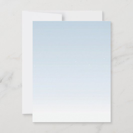 4x5 FLAT Hartelijk dank voor uw kaart Krystal Snow (Achterkant)