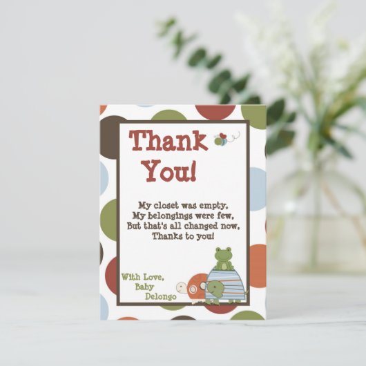 4x5 FLAT Hartelijk dank voor uw kaart Laguna Beach (Staand voorkant)