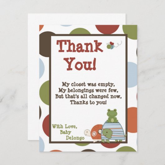 4x5 FLAT Hartelijk dank voor uw kaart Laguna Beach (Voorkant / Achterkant)