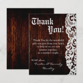 4x5 FLAT - Hartelijk dank voor uw kaart Land Dark  (Voorkant / Achterkant)