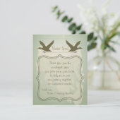 4x5 FLAT - Hartelijk dank voor uw kaart, land dat  Bedankkaart (Staand voorkant)