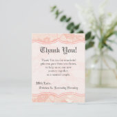 4x5 FLAT - Hartelijk dank voor uw kaart, landelijk Bedankkaart (Staand voorkant)