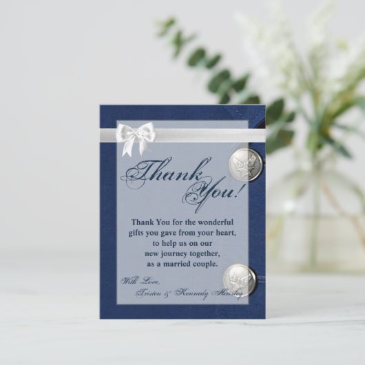 4x5 FLAT - Hartelijk dank voor uw kaart Luchtmacht (Staand voorkant)