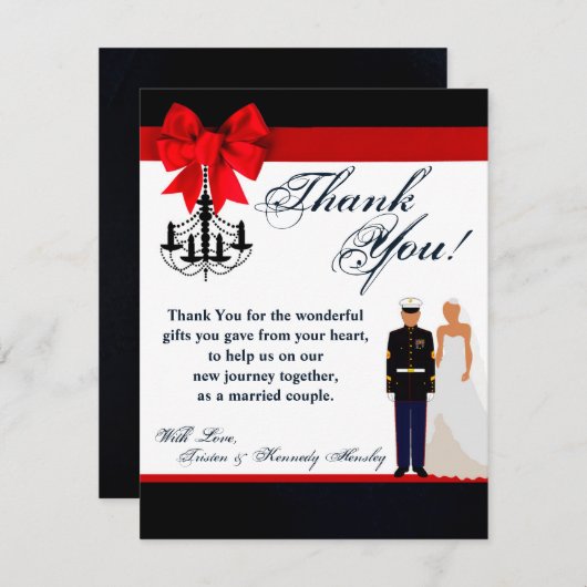 4x5 FLAT - Hartelijk dank voor uw kaart Marien sla (Voorkant / Achterkant)