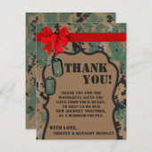 4x5 FLAT Hartelijk dank voor uw kaart Marine DIGIT (Voorkant / Achterkant)