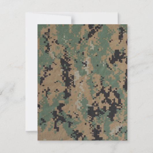 4x5 FLAT Hartelijk dank voor uw kaart Marine DIGIT (Achterkant)