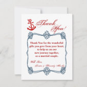 4x5 FLAT - Hartelijk dank voor uw kaart Nautical K (Voorkant)