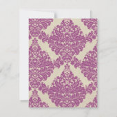 4x5 FLAT - Hartelijk dank voor uw kaart Paarse Gol (Achterkant)