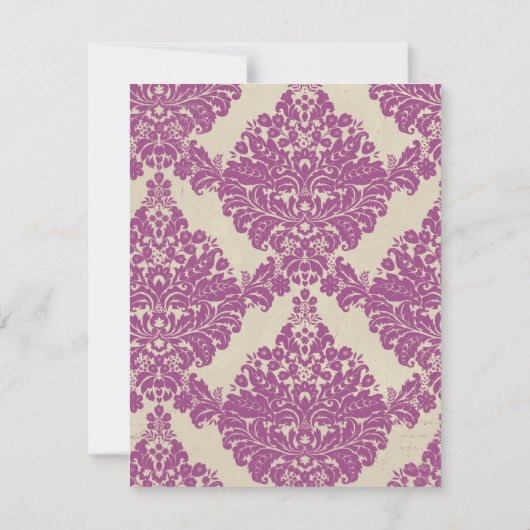 4x5 FLAT - Hartelijk dank voor uw kaart Paarse Gol (Achterkant)