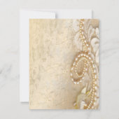 4x5 FLAT - Hartelijk dank voor uw kaart, parel & g Bedankkaart (Achterkant)