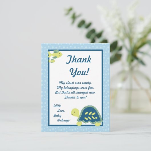 4x5 FLAT - Hartelijk dank voor uw kaart - Ref. Oce (Staand voorkant)