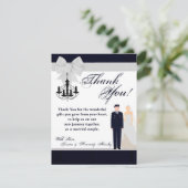 4x5 FLAT - Hartelijk dank voor uw kaart - uniforme (Staand voorkant)