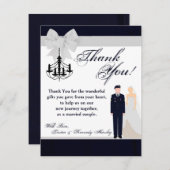 4x5 FLAT - Hartelijk dank voor uw kaart - uniforme (Voorkant / Achterkant)