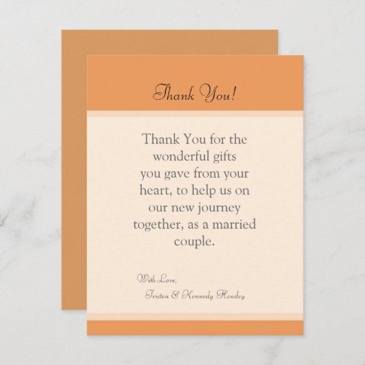 4x5 FLAT - Hartelijk dank voor uw kaart Verbrandd (Voorkant / Achterkant)