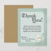 4x5 FLAT Hartelijk dank voor uw kaart  vogelpest F (Voorkant / Achterkant)