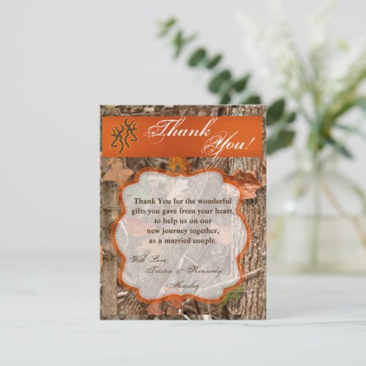 4x5 FLAT - Hartelijk dank voor uw kaart voor het j (Staand voorkant)