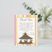 4x5 FLAT - Hartelijk dank voor uw kaartCarnaval Bedankkaart (Staand voorkant)