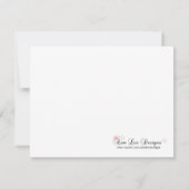 4x5 FLAT - Hartelijk dank voor uw Sweet 16 Paarse Bedankkaart (Achterkant)