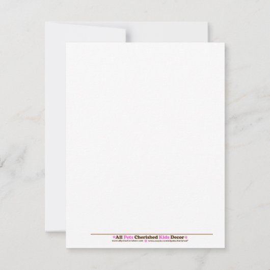 4x5 formaat koning van het Oerwoud bruin/Oranje pu Kaart (Achterkant)