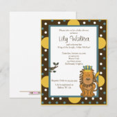 4x5 formaat koning van het Oerwoud bruin/Oranje pu Kaart (Voorkant / Achterkant)