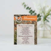 4x5-richtingenkaart Deer Couple Doe Buck Camo Kaart (Staand voorkant)