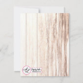 4x5 Save the Date Kaart Boots Country Rustic Weste (Achterkant)