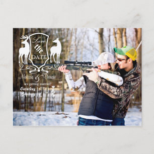 4x5 Typografie Save the Date Fotoaankondiging Briefkaart