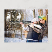 4x5 Typografie Save the Date Fotoaankondiging Briefkaart (Voorkant)