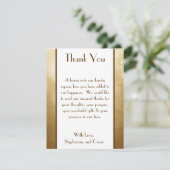 4x5 VLAKTE ANSICHTKAART KERSTMIS KOPERKLEURIG VERV Bedankkaart (Staand voorkant)