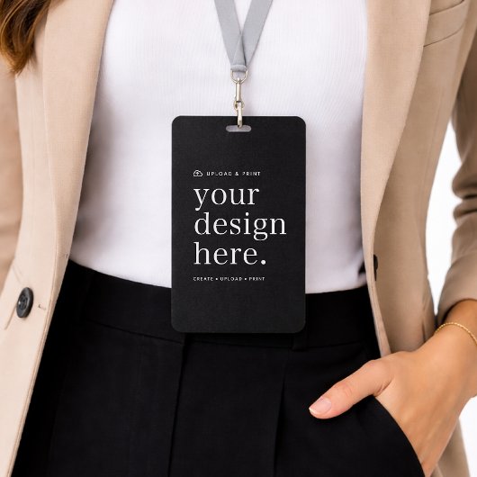 4x6 Badge ID kaart | Naam Badges op Maat Ontwerpen