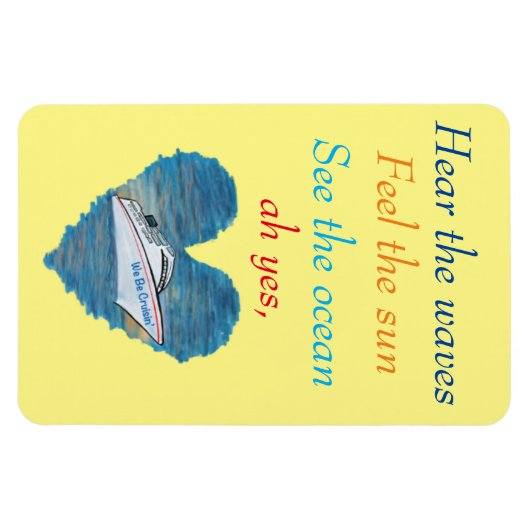 4x6 Cruise Cabine Deuren Magnet Magneet (Horizontaal)