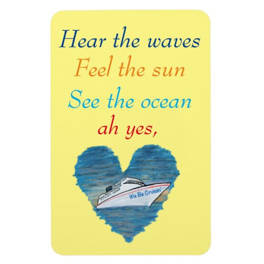 4x6 Cruise Cabine Deuren Magnet Magneet (Verticaal)