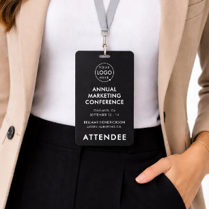 4x6 Event Badge   Toegangskaart conferentie schema