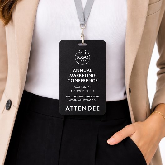 4x6 Event Badge | Toegangskaart conferentie schema