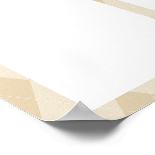 4X6 fotobordwerknemer van het maand poster (Hoek)