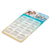 4x6 Fotomagneetkalender 2026 Volledig jaar Magneet (Linkerzijde)