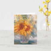 4'x6-inch Wenskaart Kaart (Gele Bloem)