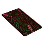 4x6 Inzendingen Word Cloud Magnet Magneet (Rechterzijde)