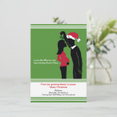 4x6 Kerstzwangerschappen Kaarten en mammie (Staand voorkant)