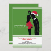 4x6 Kerstzwangerschappen Kaarten en mammie (Voorkant / Achterkant)