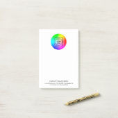 4x6 op maat gemaakte plaknotities met logo Notitie Post-it® Notes (Op bureau)