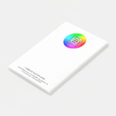 4x6 op maat gemaakte plaknotities met logo Notitie Post-it® Notes (Schuin)