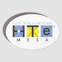 4x6 Ovaal HTeM-automagneet