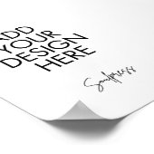 4x6" Teken Aangepaste Afdrukken Poster (Hoek)